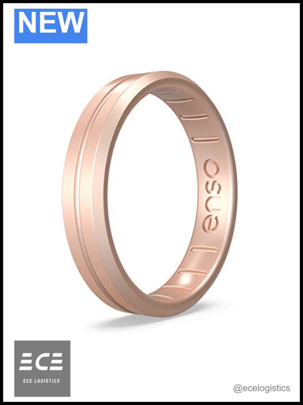 Silicone Ring Thin Contour Stackable Unisex Wedding Band Minimalist 4.70mm